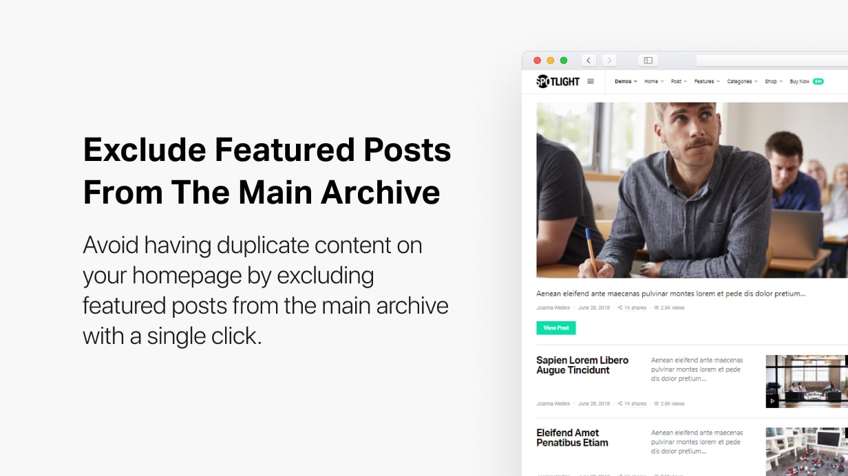 Spotlight - Feature-Packed News & Magazine WordPress Theme - 21