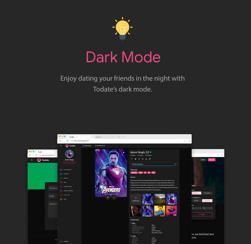 Todate - The Ultimate QuickDate Theme - 4