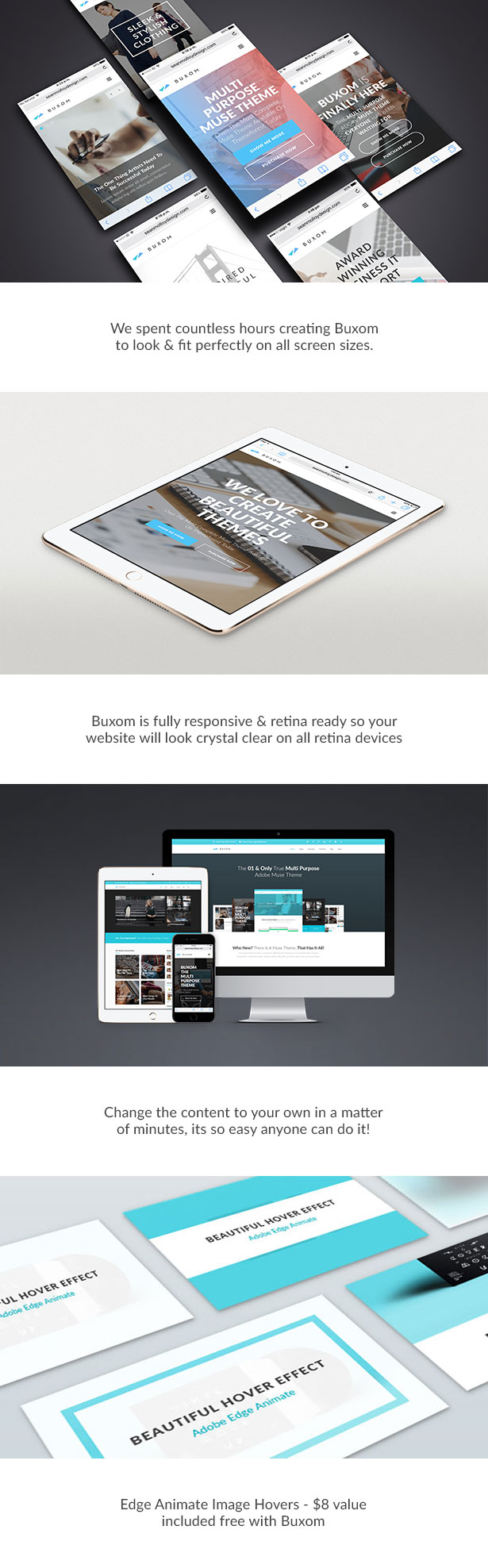 Buxom - Responsive Multi-Purpose Muse Template - 3