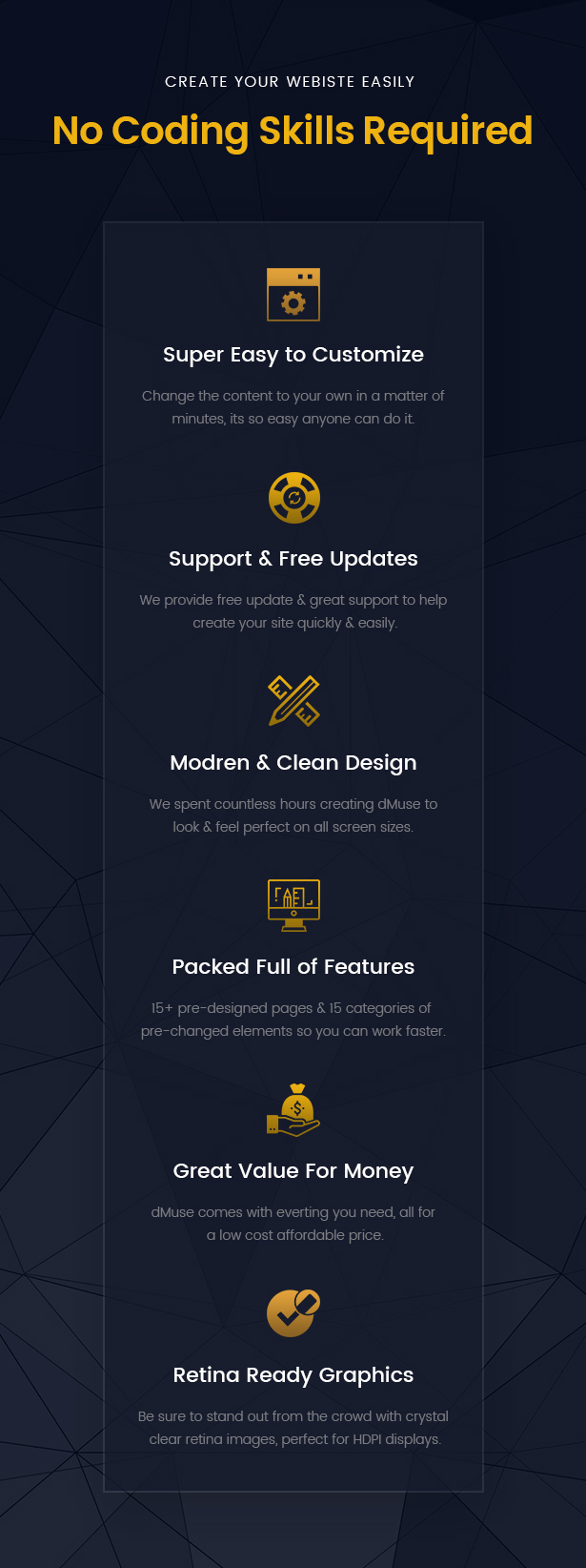 dMuse All in One Muse Template - 2