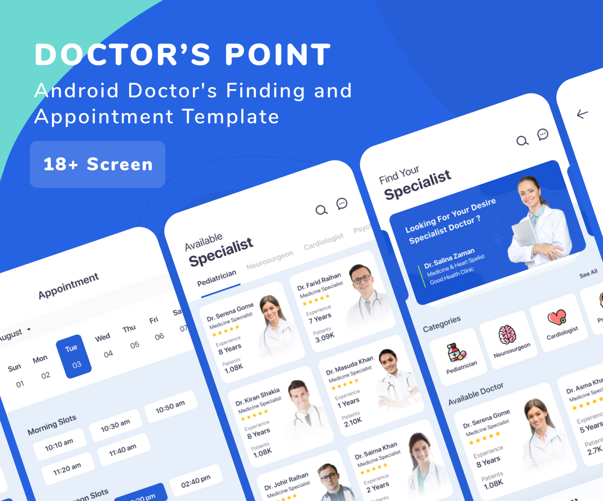 Doctor's Point - Android Doctor's Finding and Appointment Template - 2