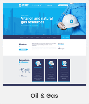 Oil and Gas Industrial WordPress theme