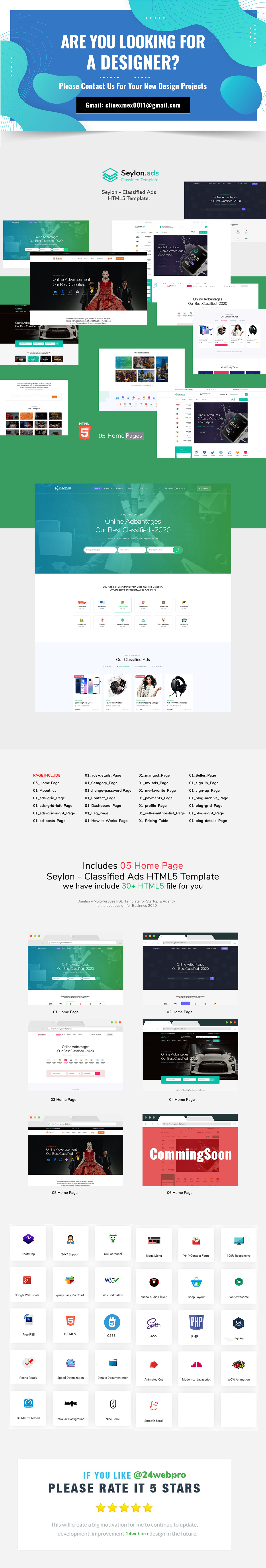 Analan - MultiPurpose PSD Template for Startup & Agency