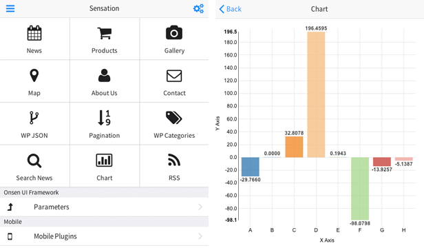 Sensation - PhoneGap / Cordova Full Hybrid App - 15