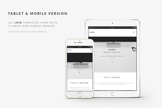 LUMA - Creative Multi-Purpose Muse Template - 4