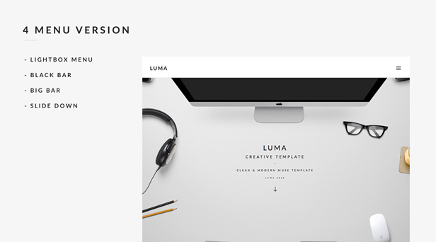 LUMA - Creative Multi-Purpose Muse Template - 3