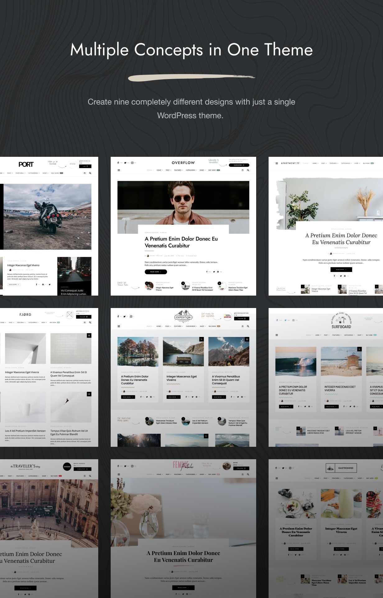 Overflow - Contemporary Blog & Magazine WordPress Theme - 1