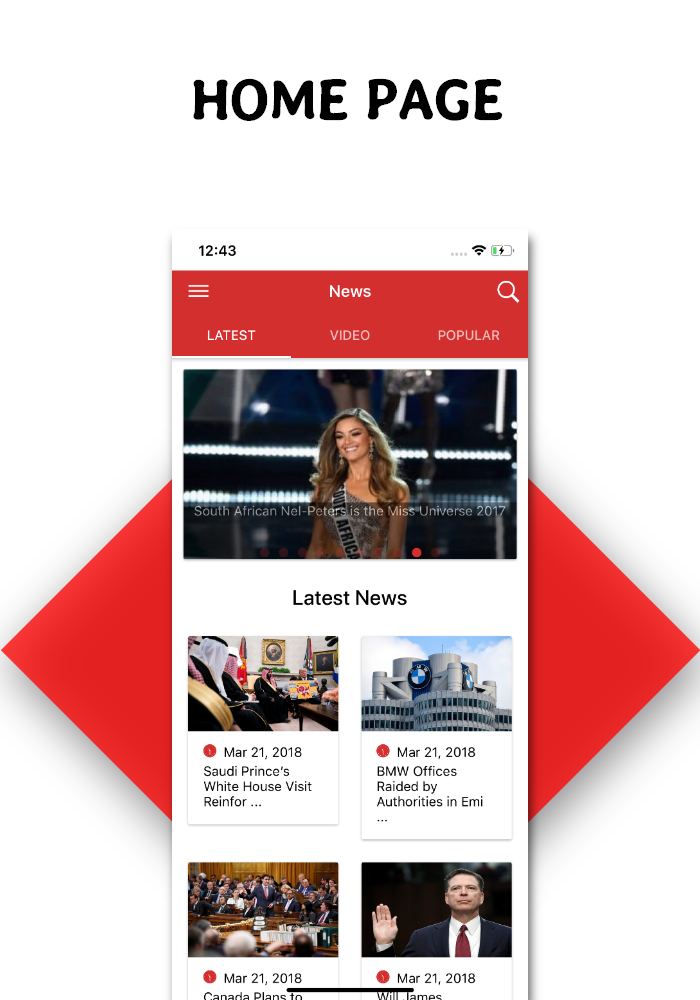 Full functional news app with admin panel Firebase Firestore & Ionic Framework - 3