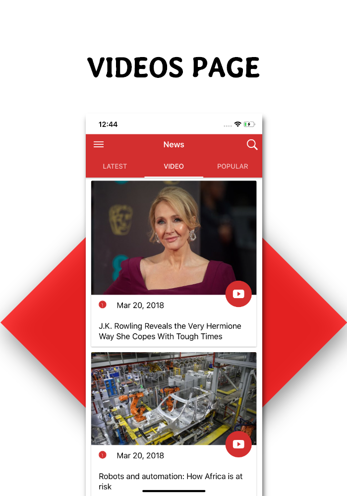 Full functional news app with admin panel Firebase Firestore & Ionic Framework - 4