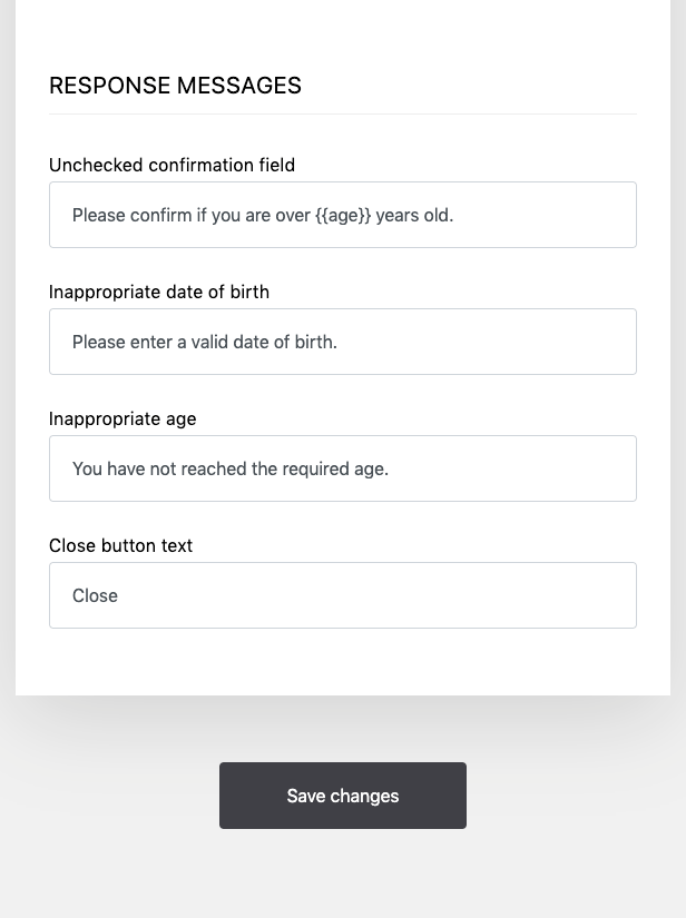 Elegant Age Verification Administration Interface – Localization – Example 7