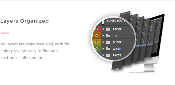 organized layers