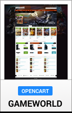 Opencart GameWorld