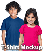 Kids T-Shirt Mockup