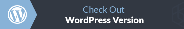 check out WordPress version