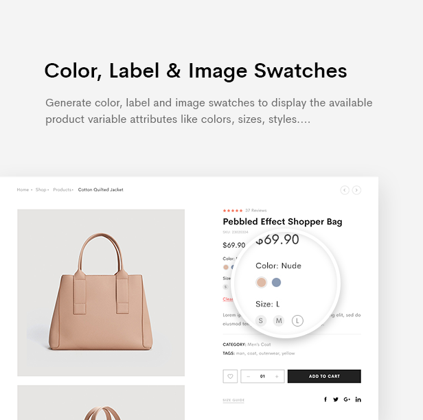 Supro - Minimalist AJAX Magento 2 Theme - 7