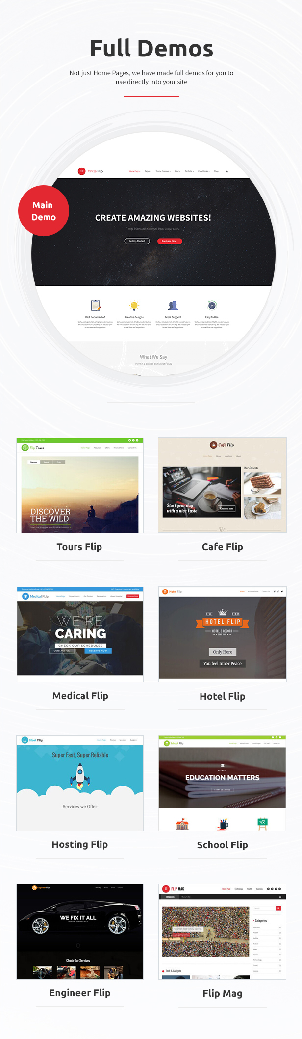 Circle Flip - Responsive WordPress Multipurpose Theme - 2