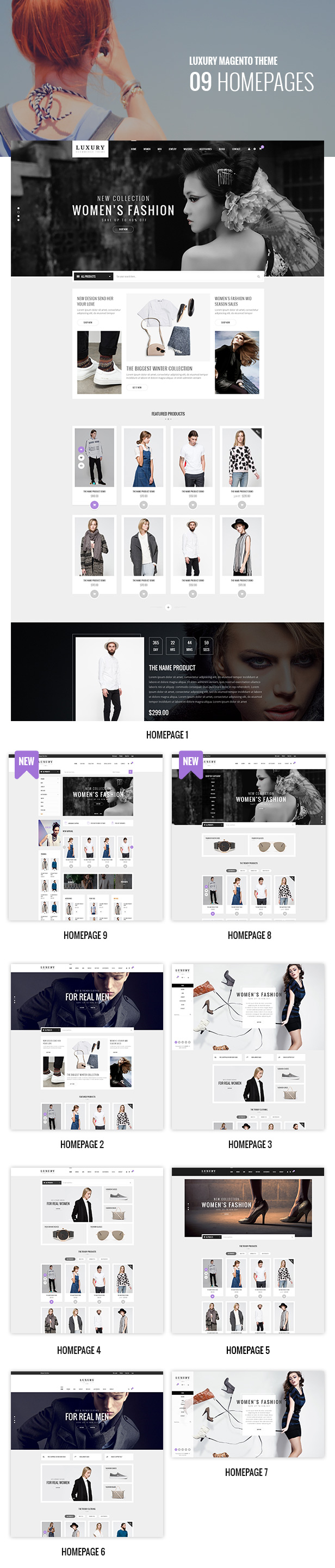 Luxury - Premium Fashion Magento Theme - 7