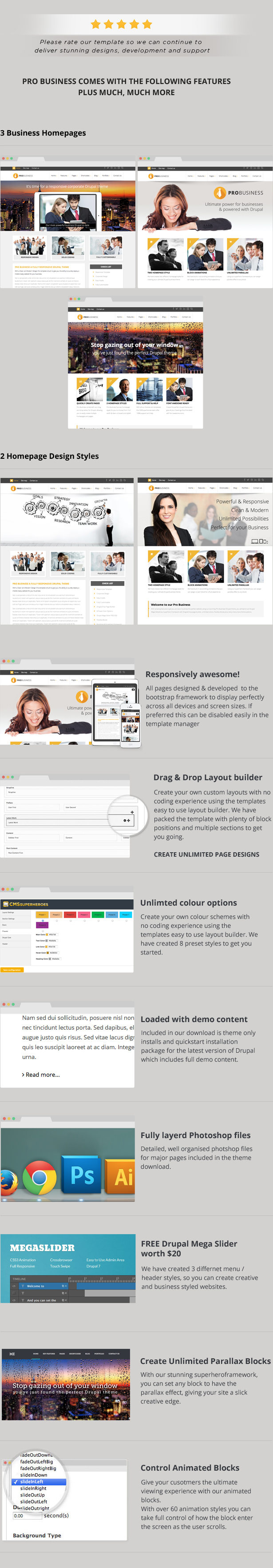 PROBusiness - Multi Purpose Corporate Drupal Theme - 2