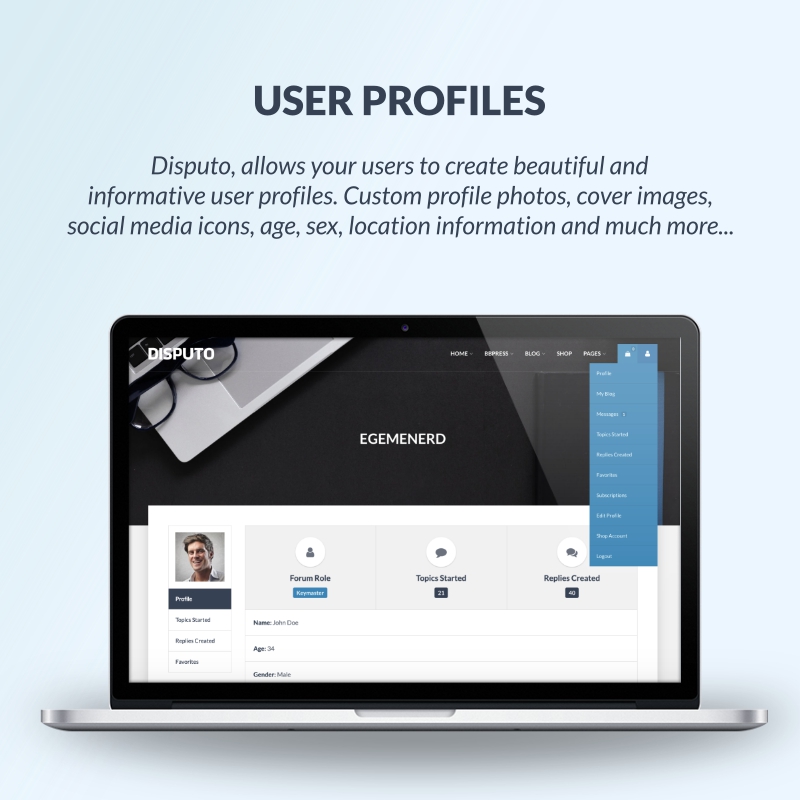 Disputo bbPress theme