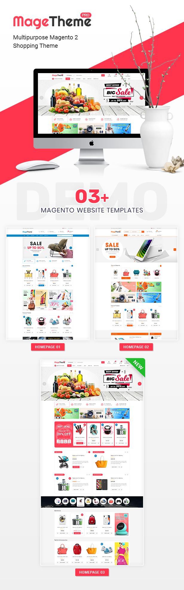 MageThemepro - Responsive Magento 2 Shopping Template - 7