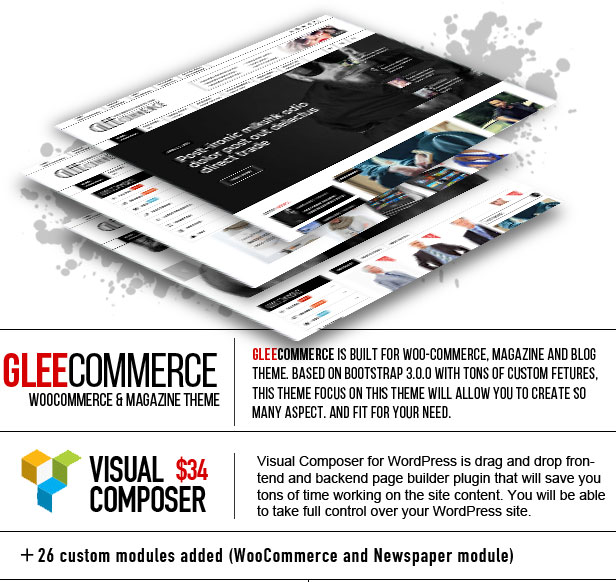 GleeCommerce - Multiconcept Woo and Magazine Theme - 5