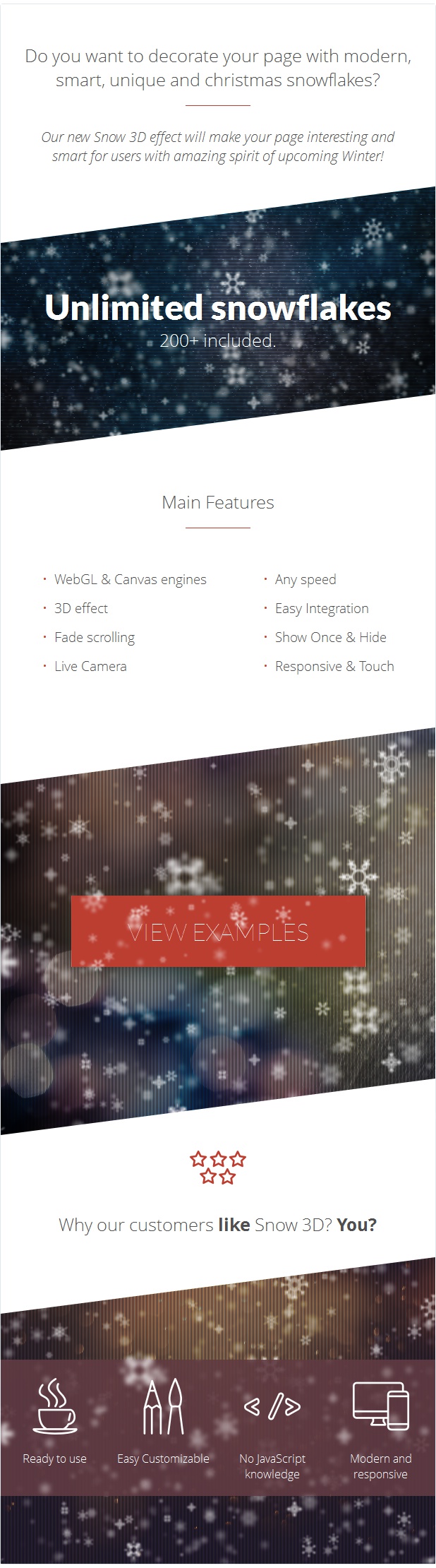 Snow 3D - Christmas jQuery Plugin - 4