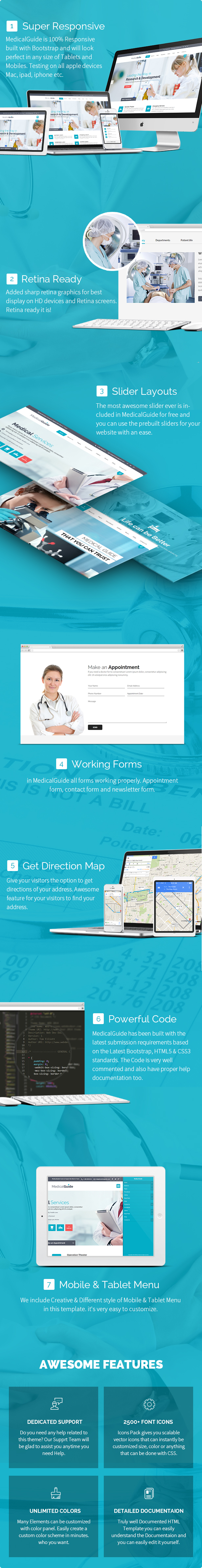 MedicalGuide - Health and Medical Drupal Theme - 1