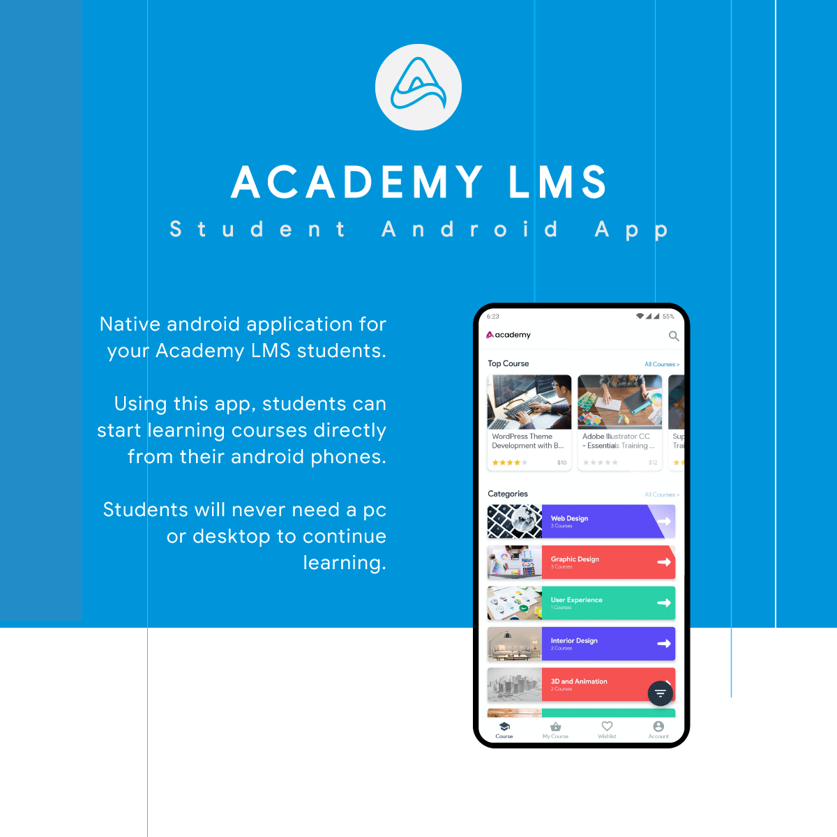 Academy Lms Student Android App - 1