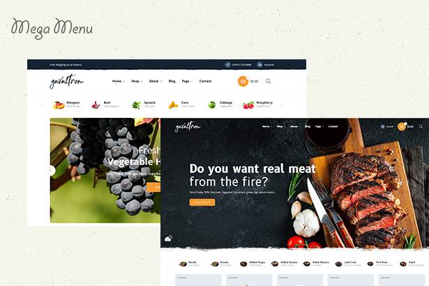 At Galvatron Restaurant PrestaShop Theme