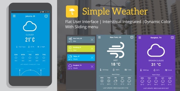 Simple Weather 5.0 - CodeCanyon Item for Sale