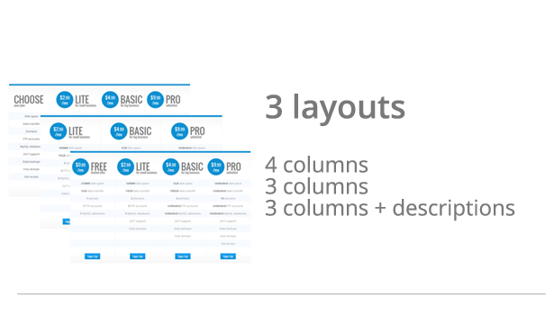 Flat Pricing Table - 2