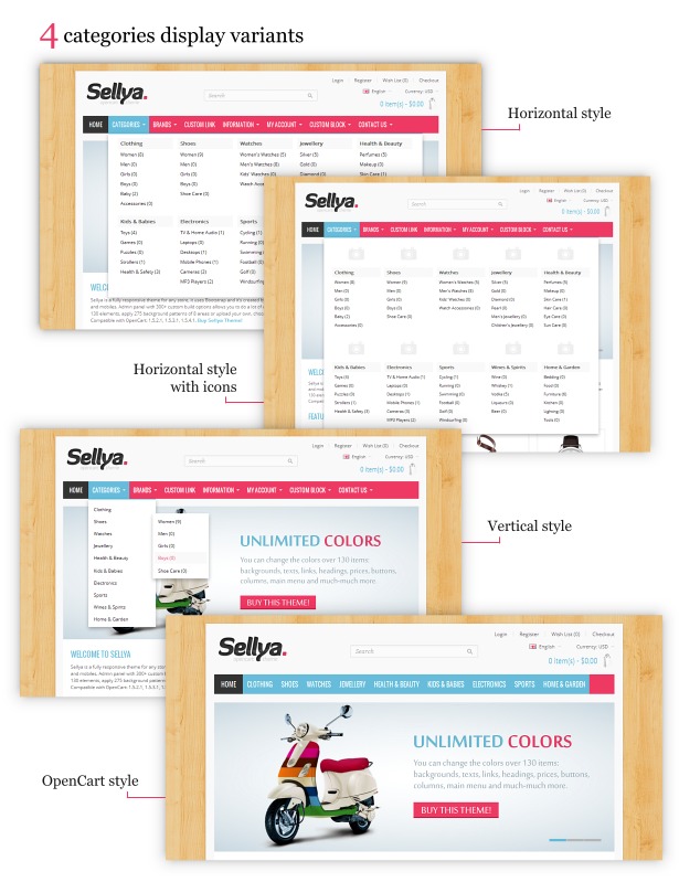 Sellya - Multi-Purpose Responsive OpenCart Theme - 20