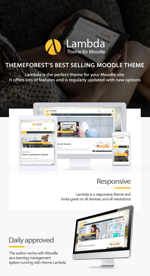 Theme Lambda for Moodle - the right choice for your Moodle site
