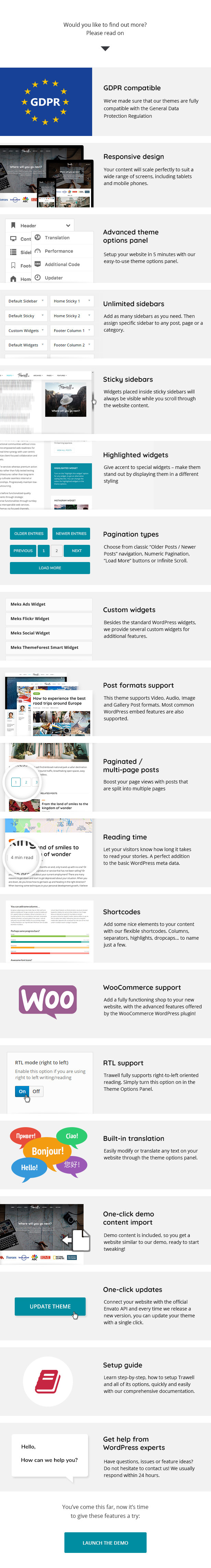 Trawell - WordPress travel theme