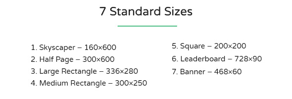 Standard Sizes