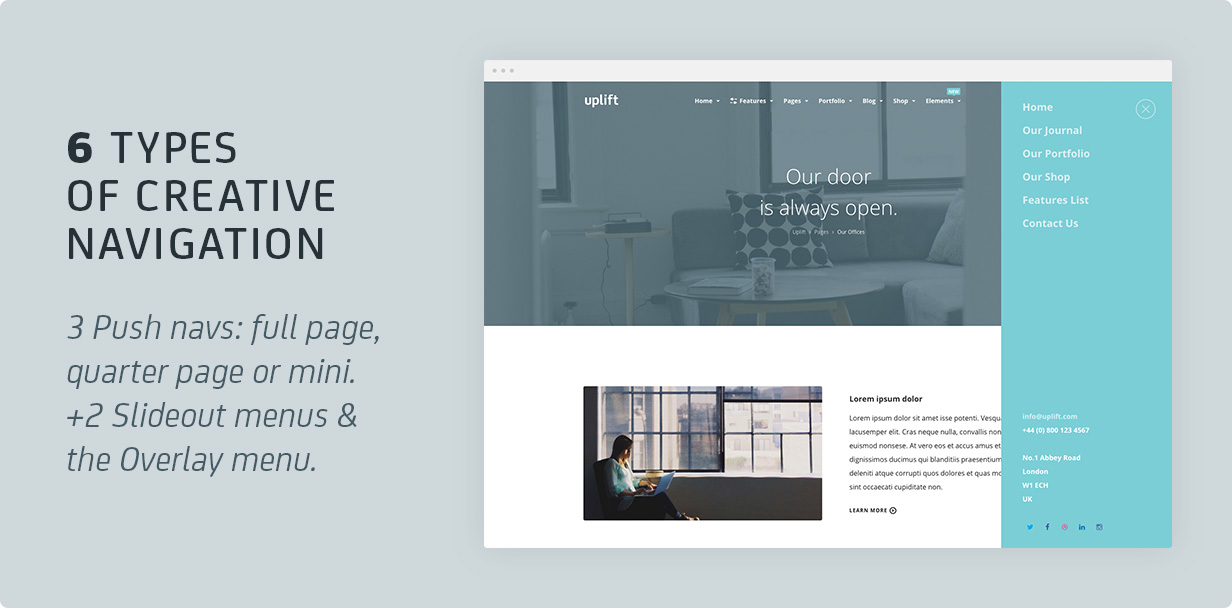 Uplift - Responsive Multi-Purpose WordPress Theme - 14