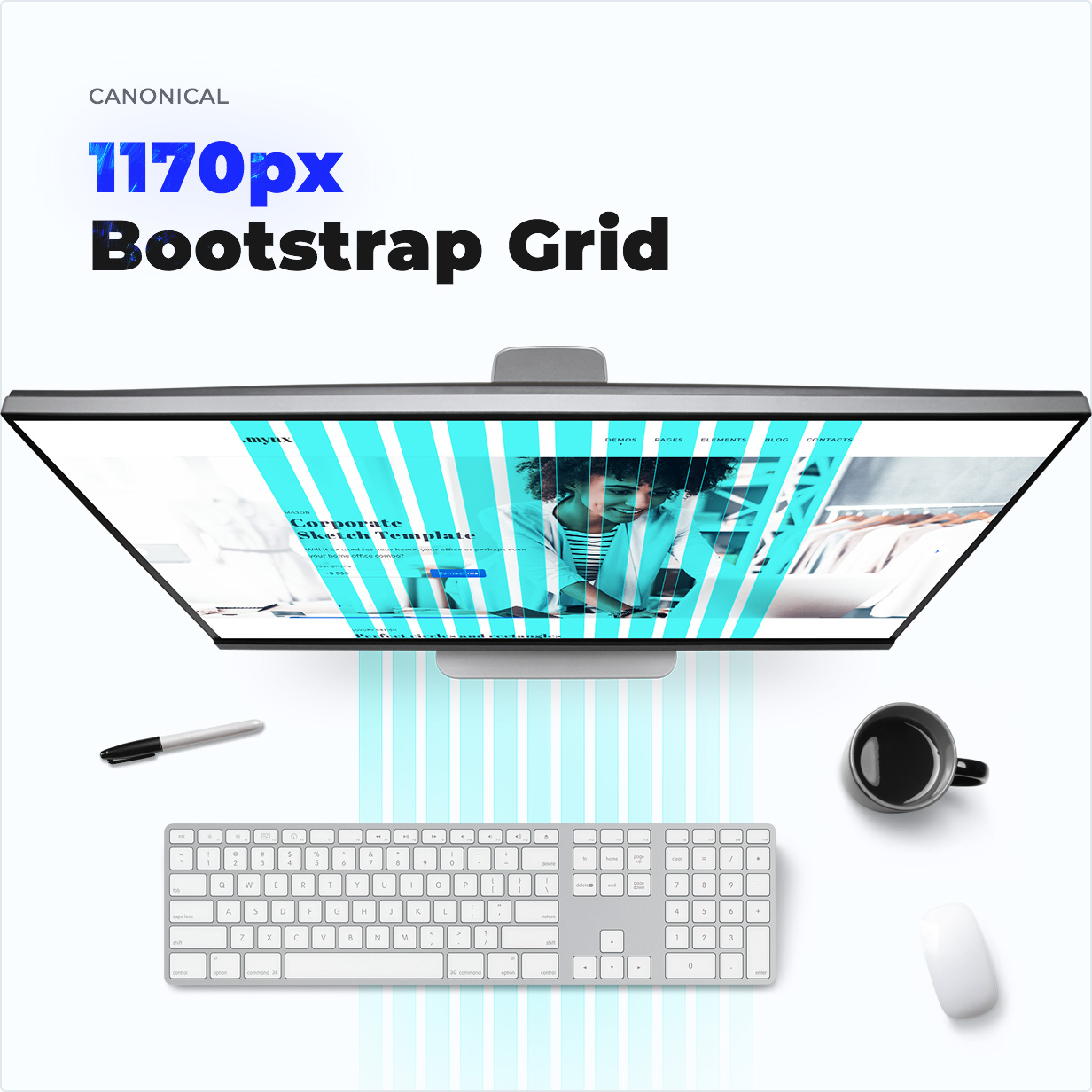Canonical 1170px Bootstrap Grid