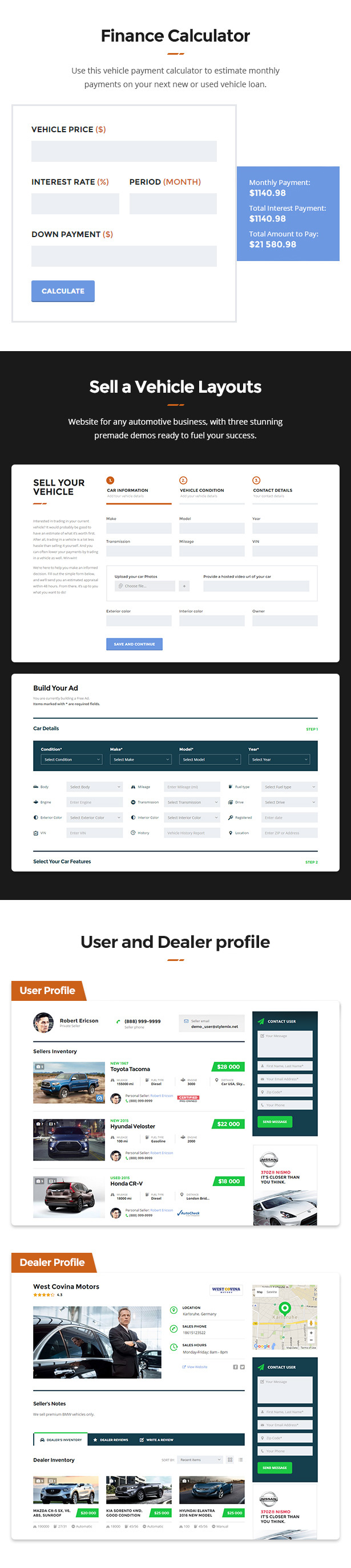 Motors - Car Dealer, Rental & Classifieds WordPress theme - 6