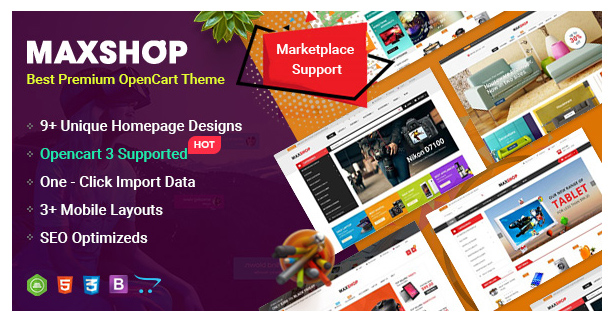 OneShop - Drag & Drop Muti-vendor & Multipurpose Responsive OpenCart 3 Theme - 8
