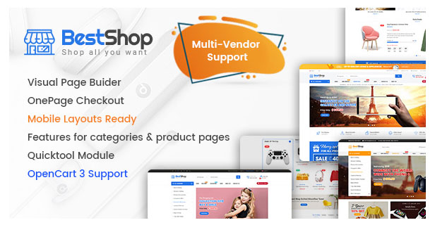 OneShop - Drag & Drop Muti-vendor & Multipurpose Responsive OpenCart 3 Theme - 9