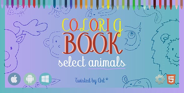 Coloring Book Select Animals