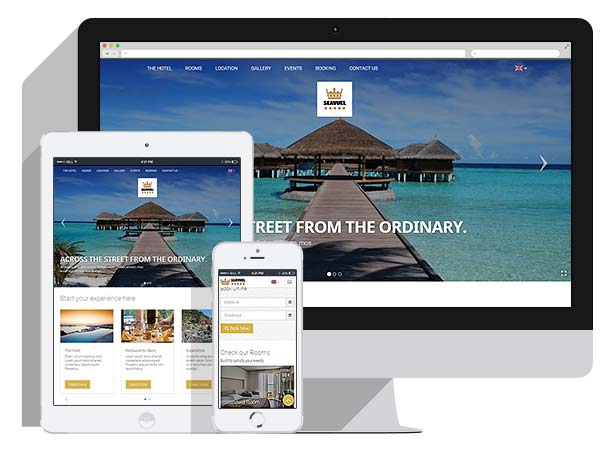 SeaVuel | Multilingual - Hotel website with CMS | Bootstrap 4 theme - 1