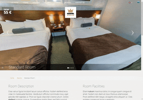 SeaVuel | Multilingual - Hotel website with CMS | Bootstrap 4 theme - 17