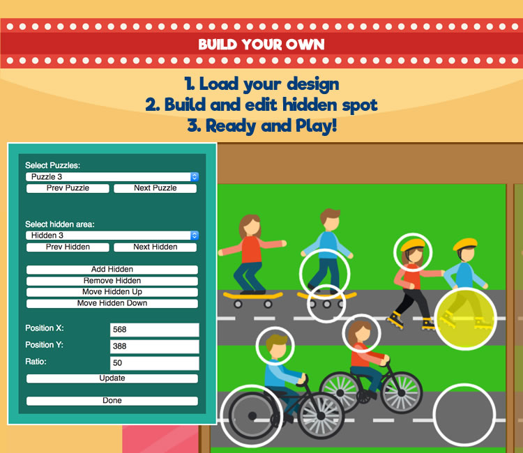 Spot the Differences - HTML5 Game - 1