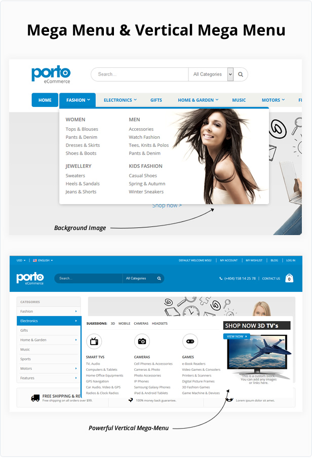 Porto - Ultimate Responsive Opencart Theme - 4