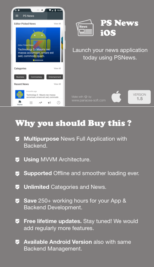 News App (Multipurpose iOS News Application) 1.6 - 2