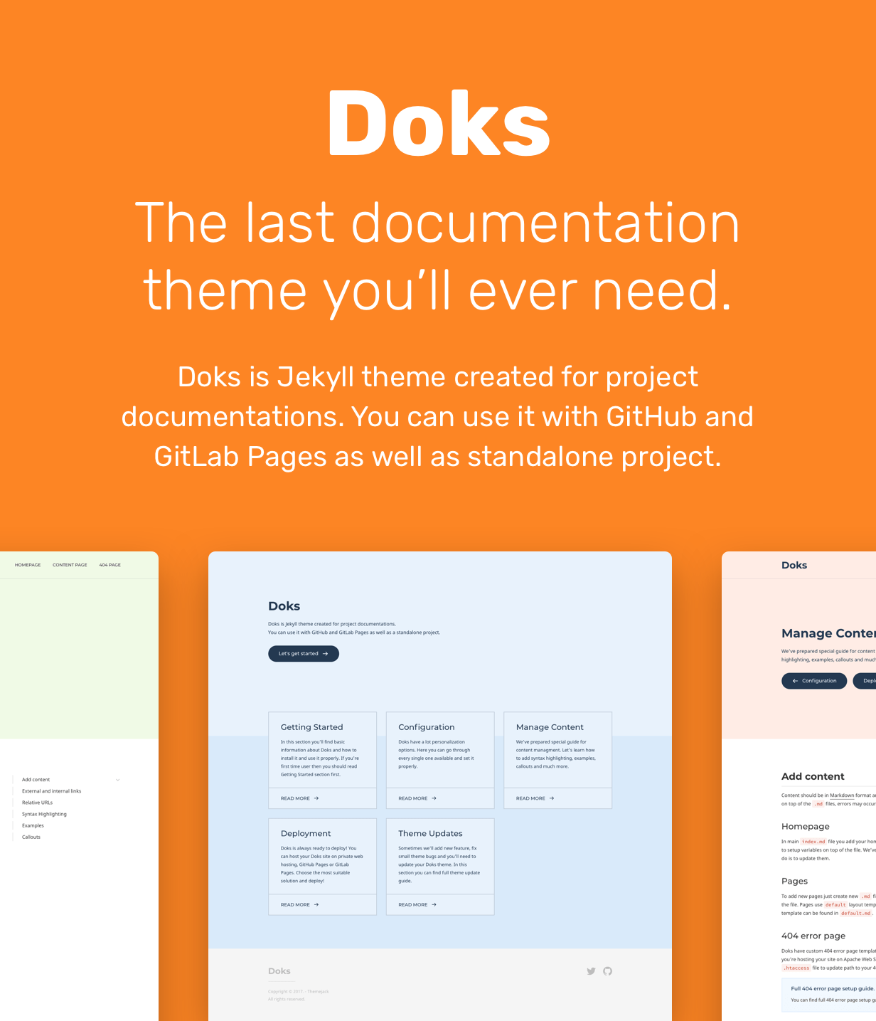 Doks — Jekyll Theme for Project Documentation