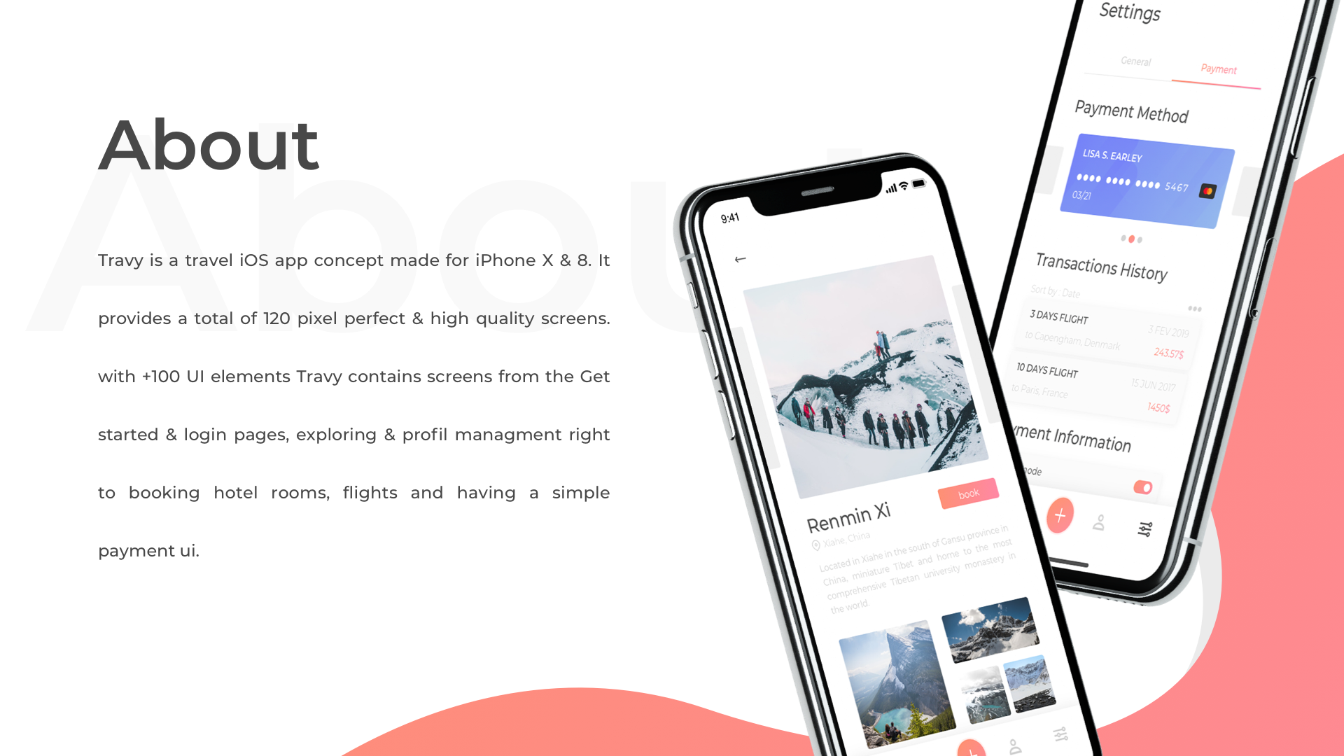 Travy - Travel app mobile ui kit - 2