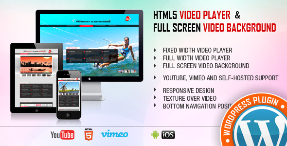 HTML5 Video Player WordPress Plugin - 1