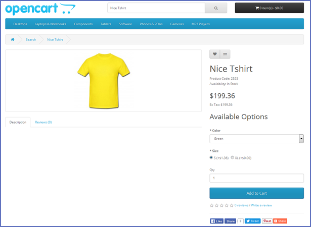 Opencart Related Options Module - 11